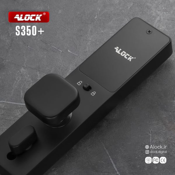 قفل اثر انگشتی دیجیتال آنلاین ALOCK مدل S350+ Black