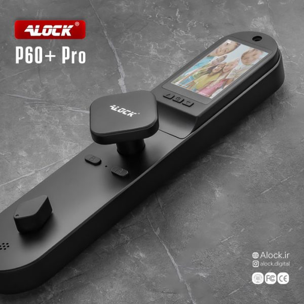 قفل اثر انگشتی دیجیتال و دستگیره تشخیص چهره ALOCK مدل P60+ Pro B - تصویر 2