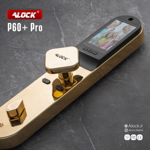 قفل اثر انگشتی دیجیتال و دستگیره تشخیص چهره ALOCK مدل P60+ Pro G 2023 - تصویر 2